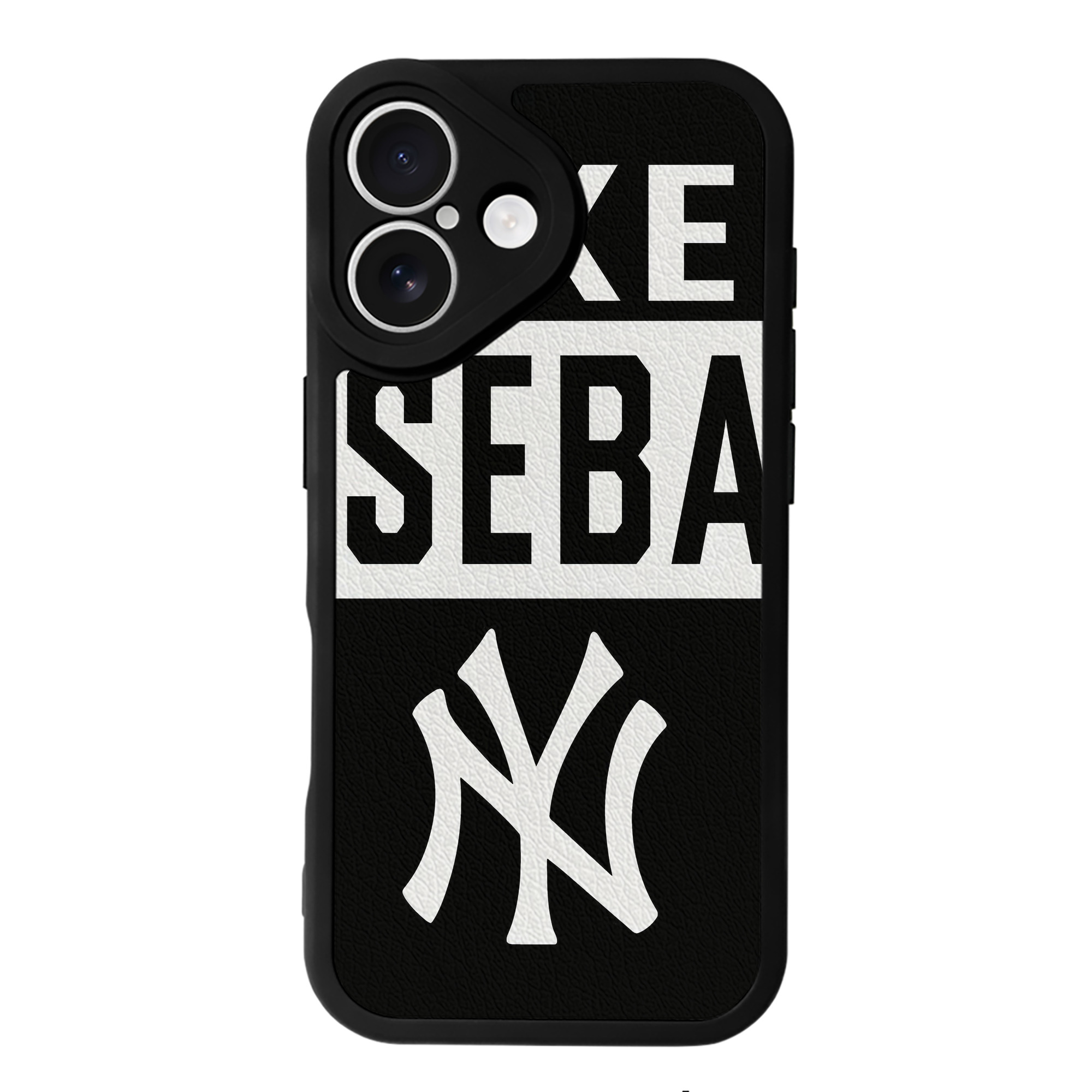 New York Yankees 266 IPhone 16 Silicone Leather Case – UV Print, Lambskin Texture – Perfect Fit, Wireless Charging Compatible, Scratch Resistant, Precise Cutouts – Stylish Protection For IPhone 16